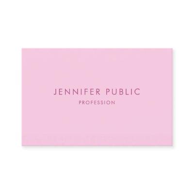 Modern Elegant Pink Template Simple Professional