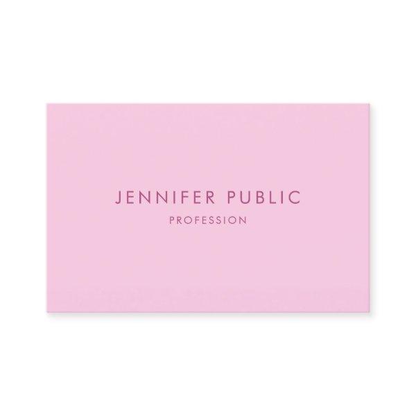 Modern Elegant Pink Template Simple Professional