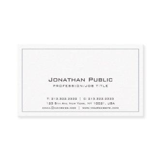 Modern Elegant Plain Creative Grey White