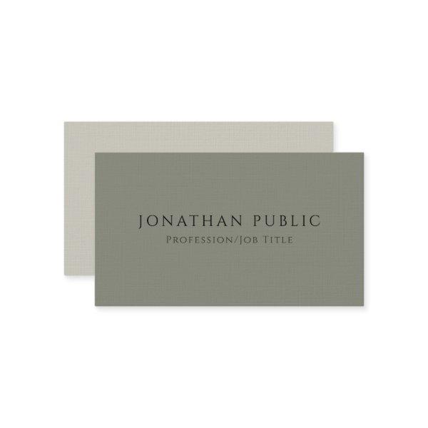 Modern Elegant Premium Linen Luxurious Template
