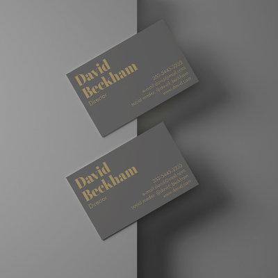 Modern elegant professional