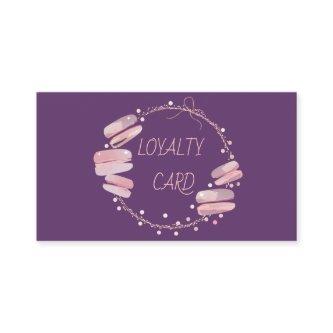Modern Elegant Professional  Hearts Loyalty Card