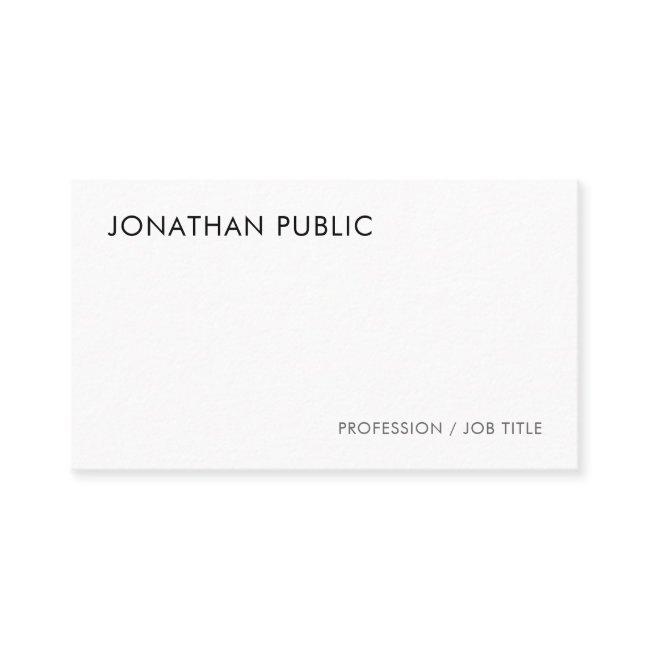 Modern Elegant Professional Minimalist Template