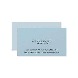 Modern Elegant Professional Simple Blue Design