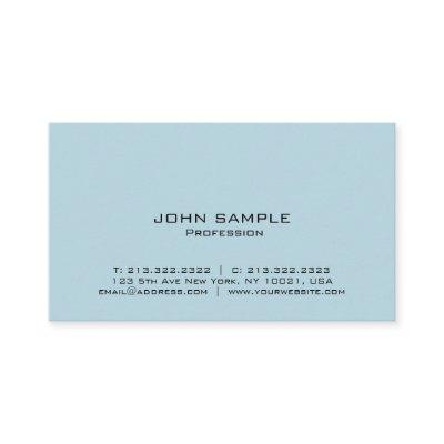 Modern Elegant Professional Simple Blue Design