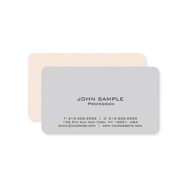 Modern Elegant Professional Simple Blue Design