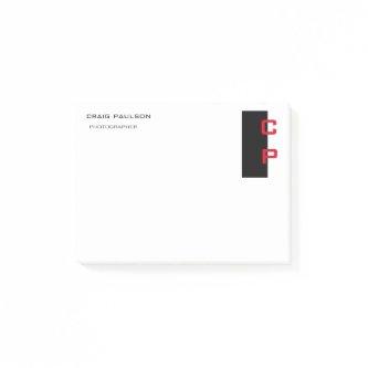 Modern Elegant Professional Simple Post-it Notes