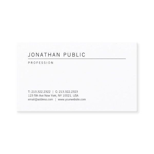 Modern Elegant Professional Template Minimalist