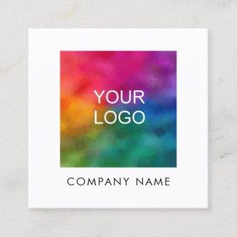 Modern Elegant Professional Your Company Logo Squa Square