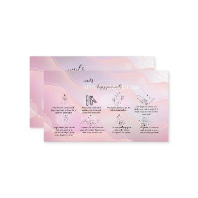 Modern Elegant Purple Holographic Logo  Business C