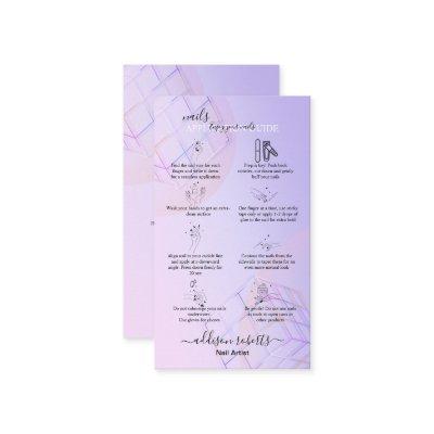 Modern Elegant Purple Holographic Logo
