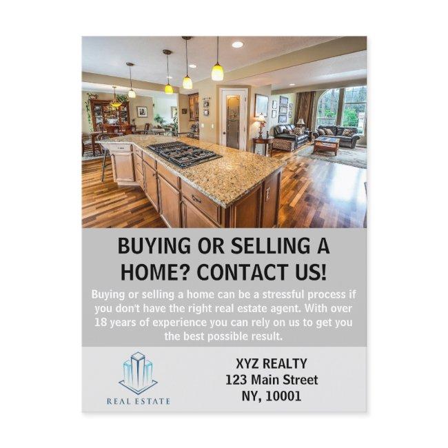 Modern Elegant Real Estate Agent Custom Postcard