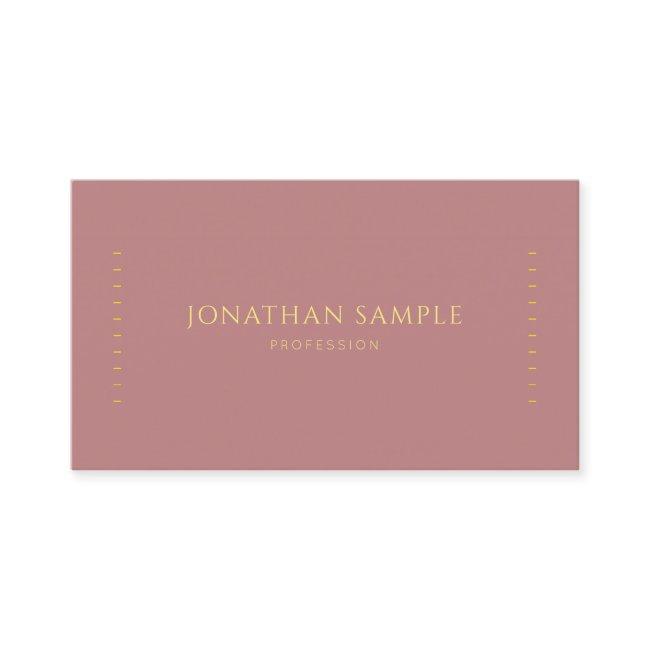 Modern Elegant Red Brown Gold Text Template