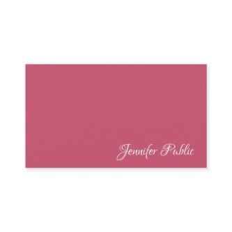 Modern Elegant Red Professional Simple Template