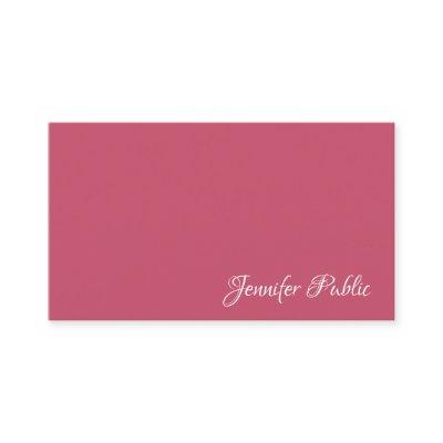 Modern Elegant Red Professional Simple Template