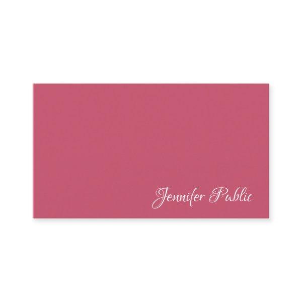 Modern Elegant Red Professional Simple Template