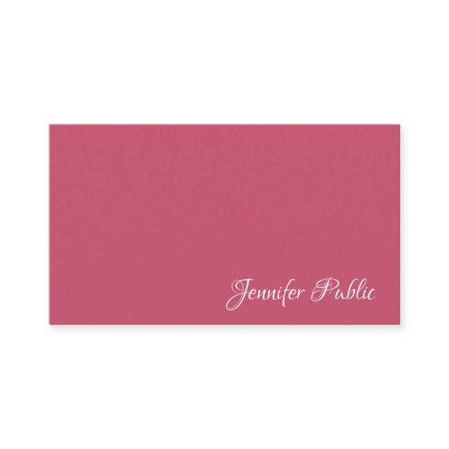 Modern Elegant Red Professional Simple Template