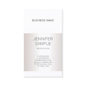 Modern Elegant Silver Design Professional Plain