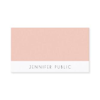Modern Elegant Simple Blush Pink White Template