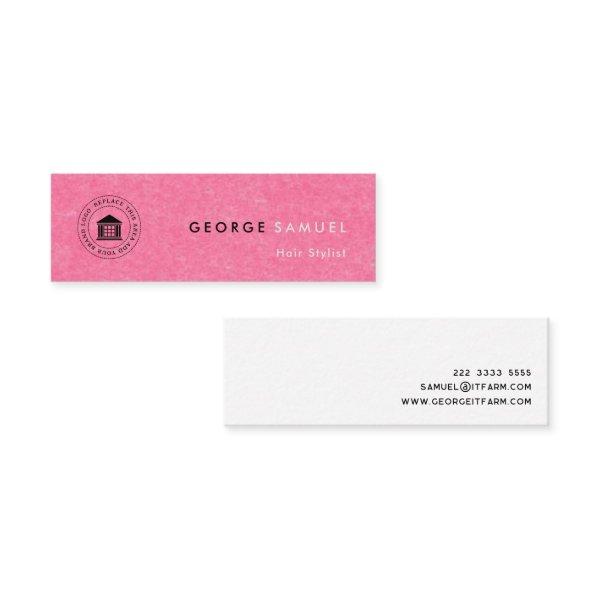 Modern Elegant Simple Custom Business Logo & Name Mini