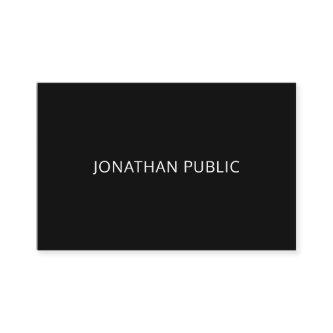 Modern Elegant Simple Design Black White Template