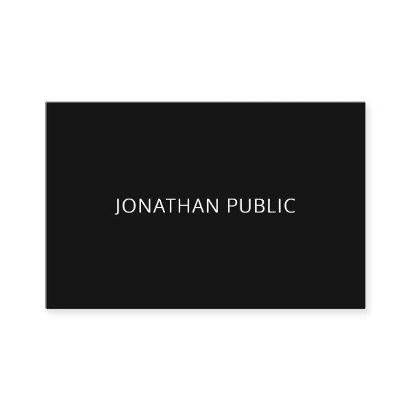 Modern Elegant Simple Design Black White Template