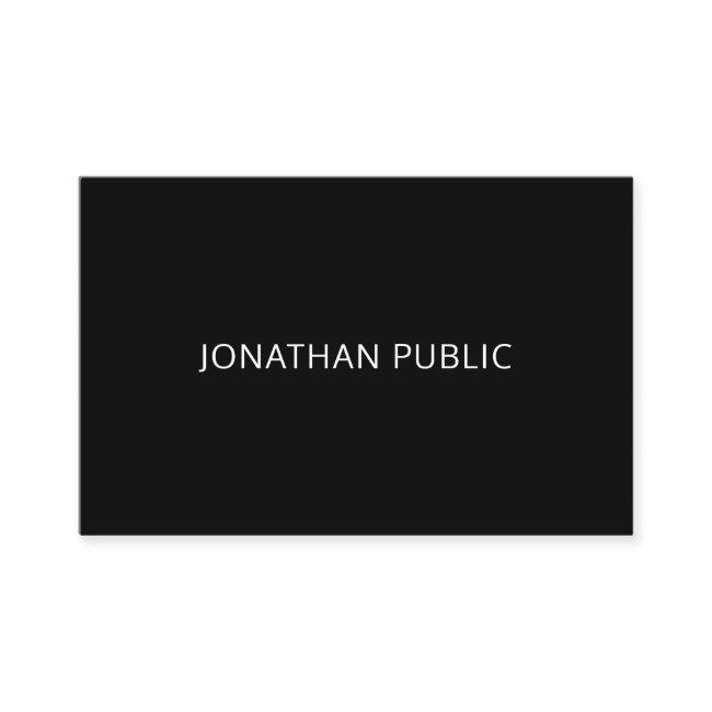 Modern Elegant Simple Design Black White Template