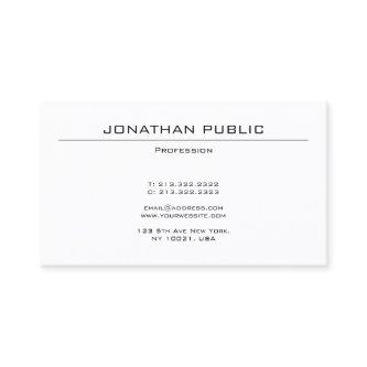 Modern Elegant Simple Design Professional Plain