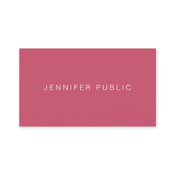 Modern Elegant Simple Design Template Trend Colors