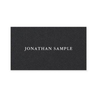 Modern Elegant Simple Professional BW Plain Luxury