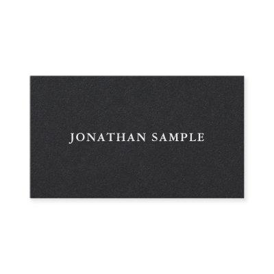 Modern Elegant Simple Professional BW Plain Luxury