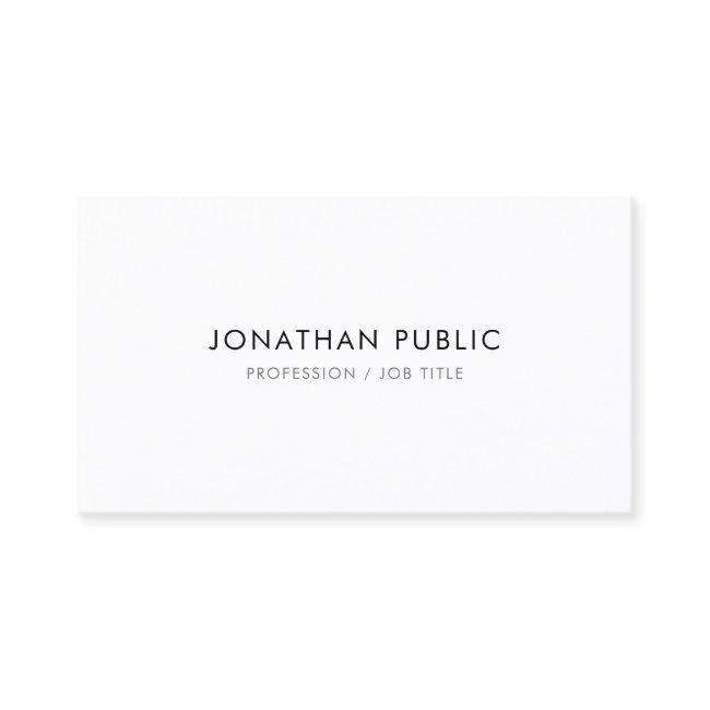 Modern Elegant Simple Professional Template