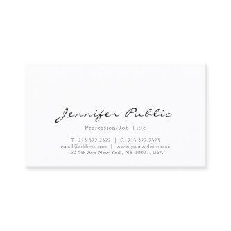 Modern Elegant Simple Template Personalized