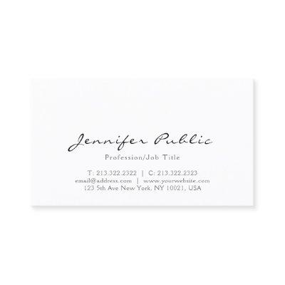 Modern Elegant Simple Template Personalized