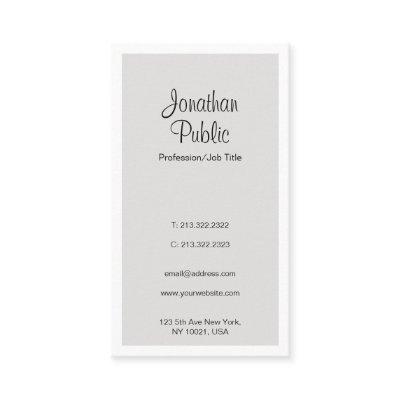 Modern Elegant Simple Vertical Template Trendy