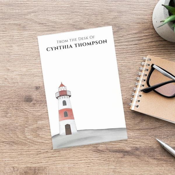 Modern Elegant Simple Watercolor Lighthouse  Post-it Notes