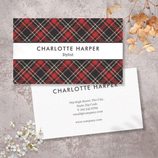 Modern Elegant Tartan Plaid Pattern