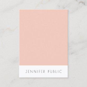 Modern Elegant Template Blush Pink White Simple