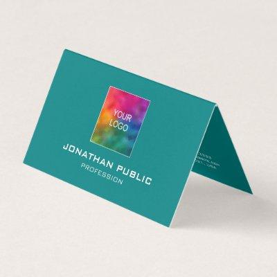 Modern Elegant Template Business Logo Here Folded