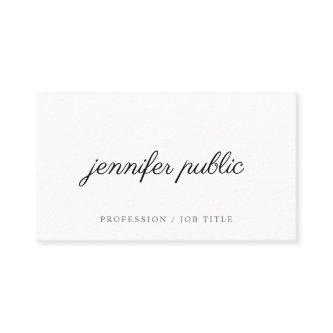 Modern Elegant Template Calligraphy Standard Matte