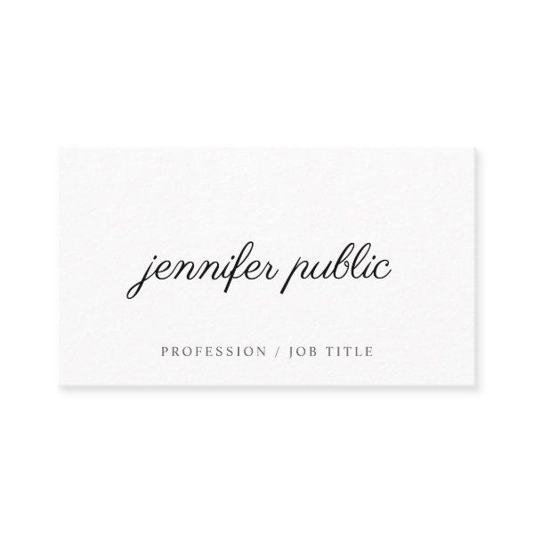 Modern Elegant Template Calligraphy Standard Matte
