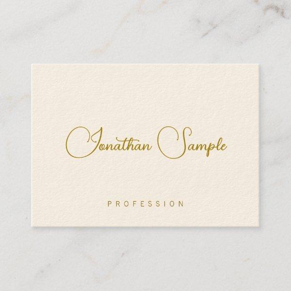 Modern Elegant Template Gold Look Typography Text