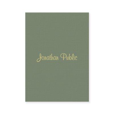 Modern Elegant Template Handwriting Script Name