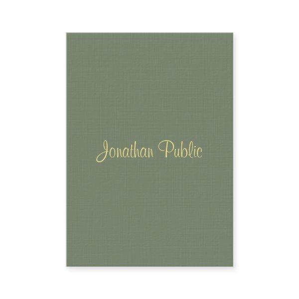 Modern Elegant Template Handwriting Script Name
