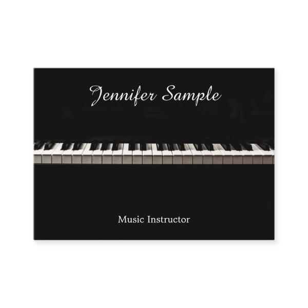 Modern Elegant Template Music Teacher Instructor