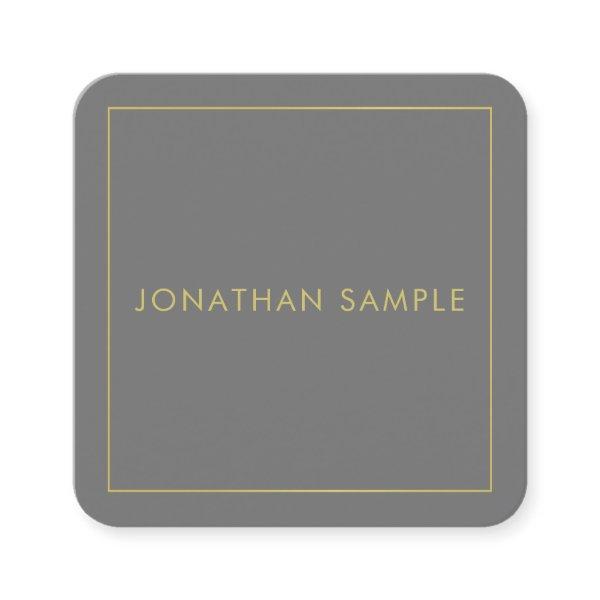Modern Elegant Template Professional Premium Silk Square