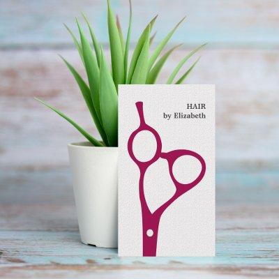 Modern Elegant Texture White Hair Stylist