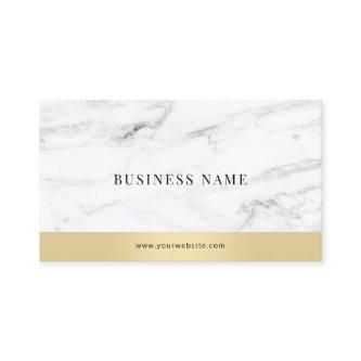 Modern Elegant White Marble Gold Corporate