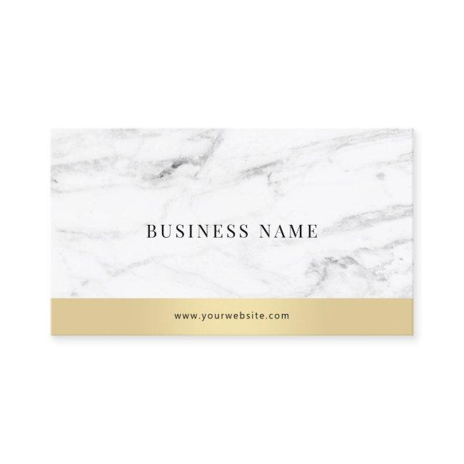 Modern Elegant White Marble Gold Corporate