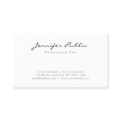 Modern Elegant White Simple Template Minimalist